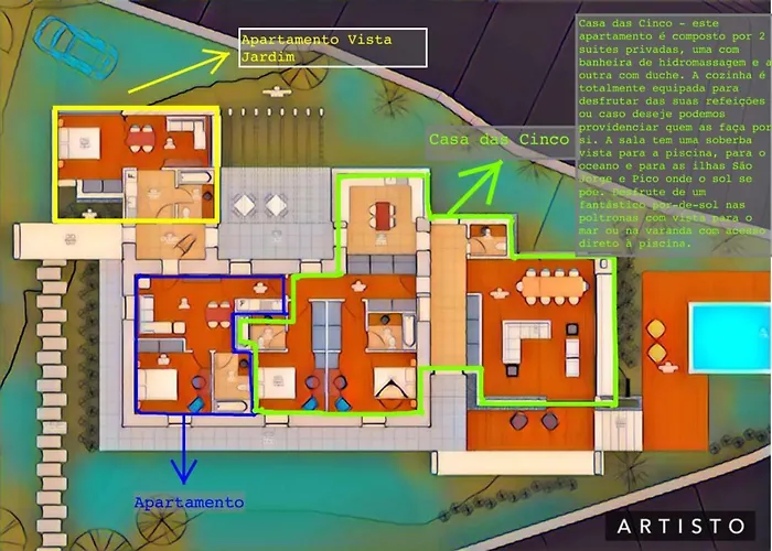 Casa Das Cinco Apartment *